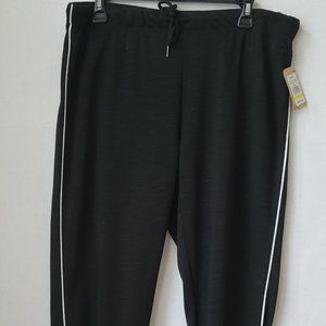 Reebok Super Soft Black Joggers Size Large New